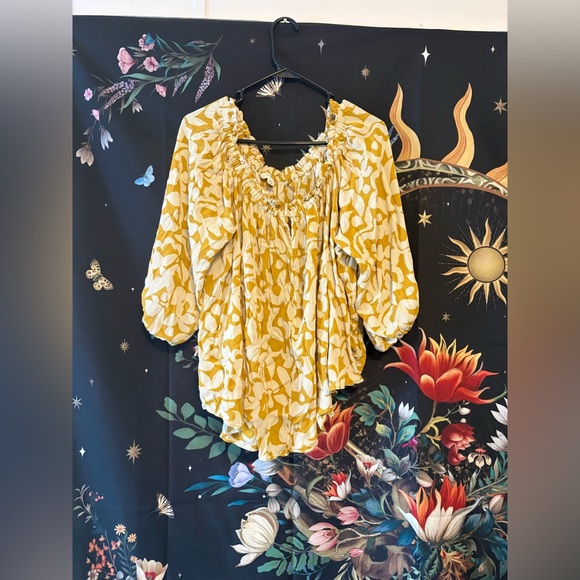 Terra & Sky Tops - Terra & Sky Off The Shoulder Blouse